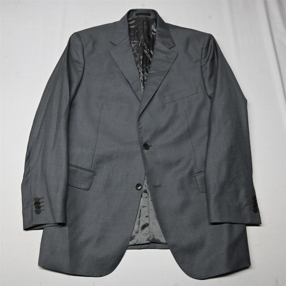 Other - Dielmar‎ Private 48R Gray Dormeuil Amadeus 365 Wool Mens Suit Jacket Sport Coat